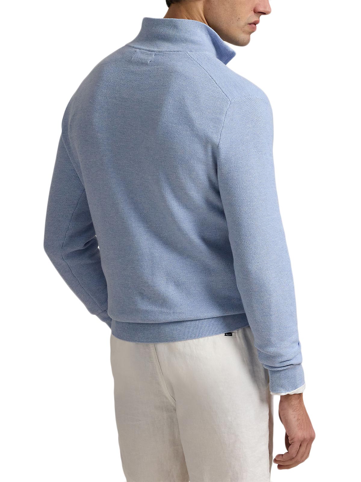 Polo Ralph Lauren Quarter Zip Blue Hyacinth Heather