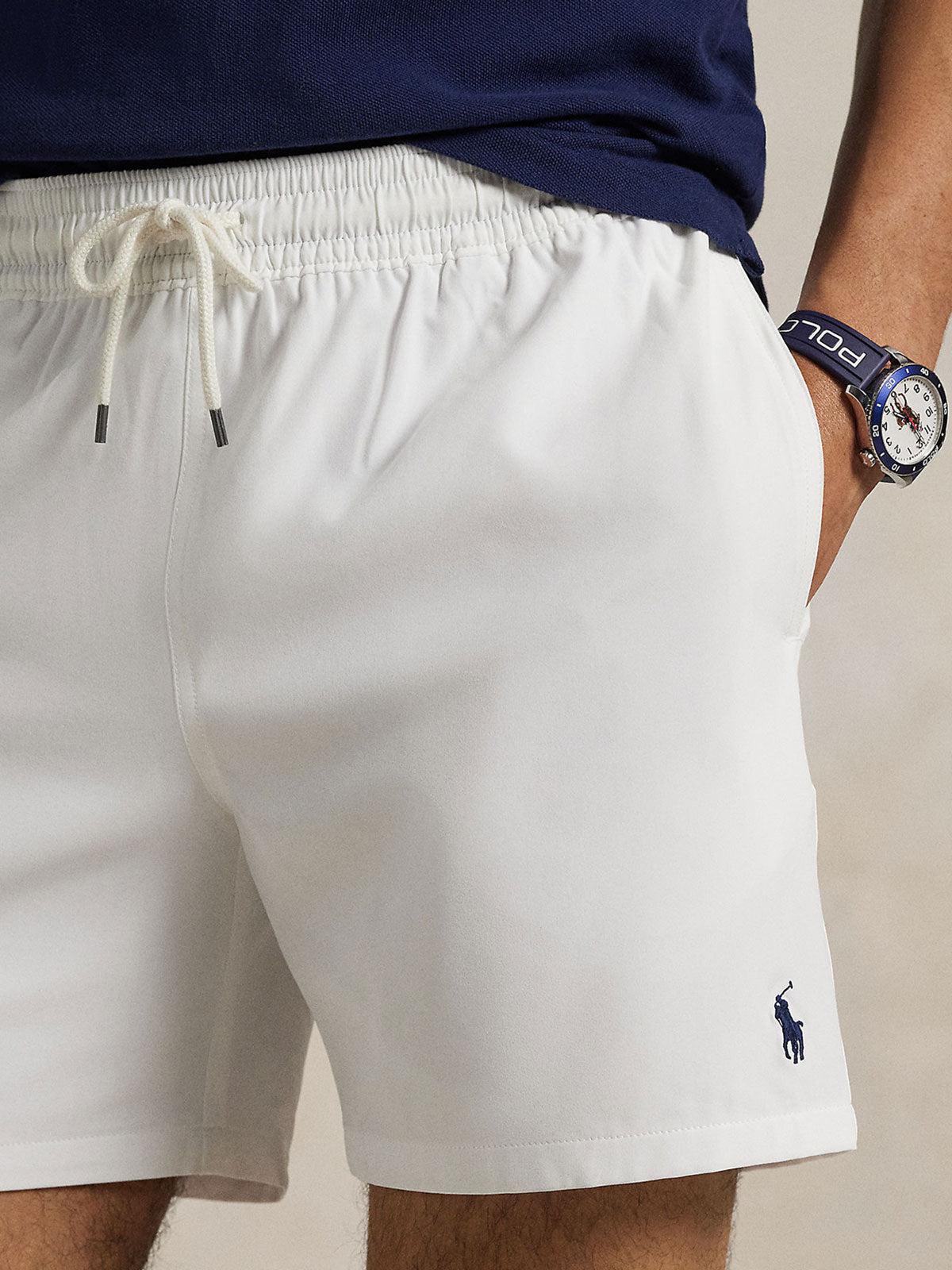 Traveler Classic Swim Trunk White