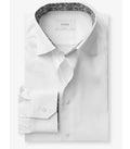Slim Fit Paisley Effect Signature Twill Shirt In White