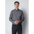Clean Formal AOP Stretch Shirt Dark Navy