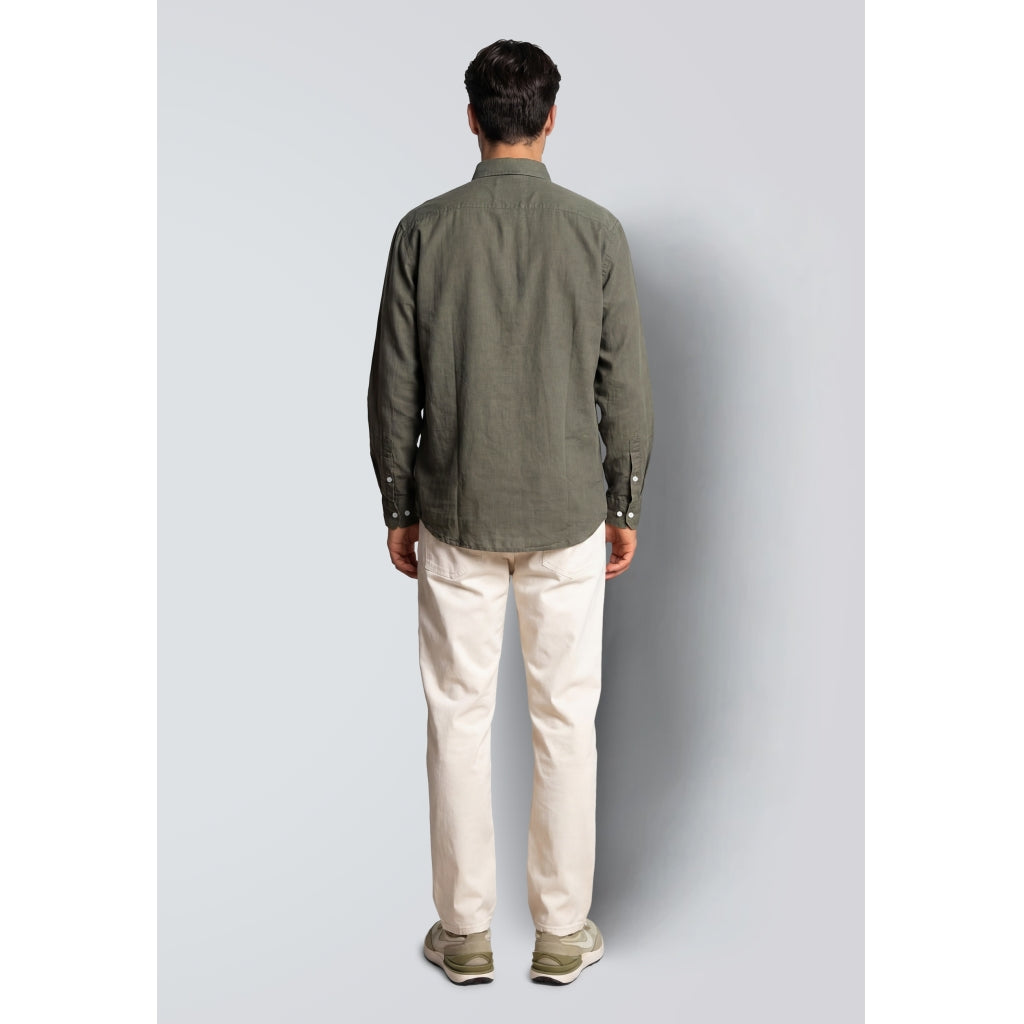 Luca Shirt Longesleeve Army
