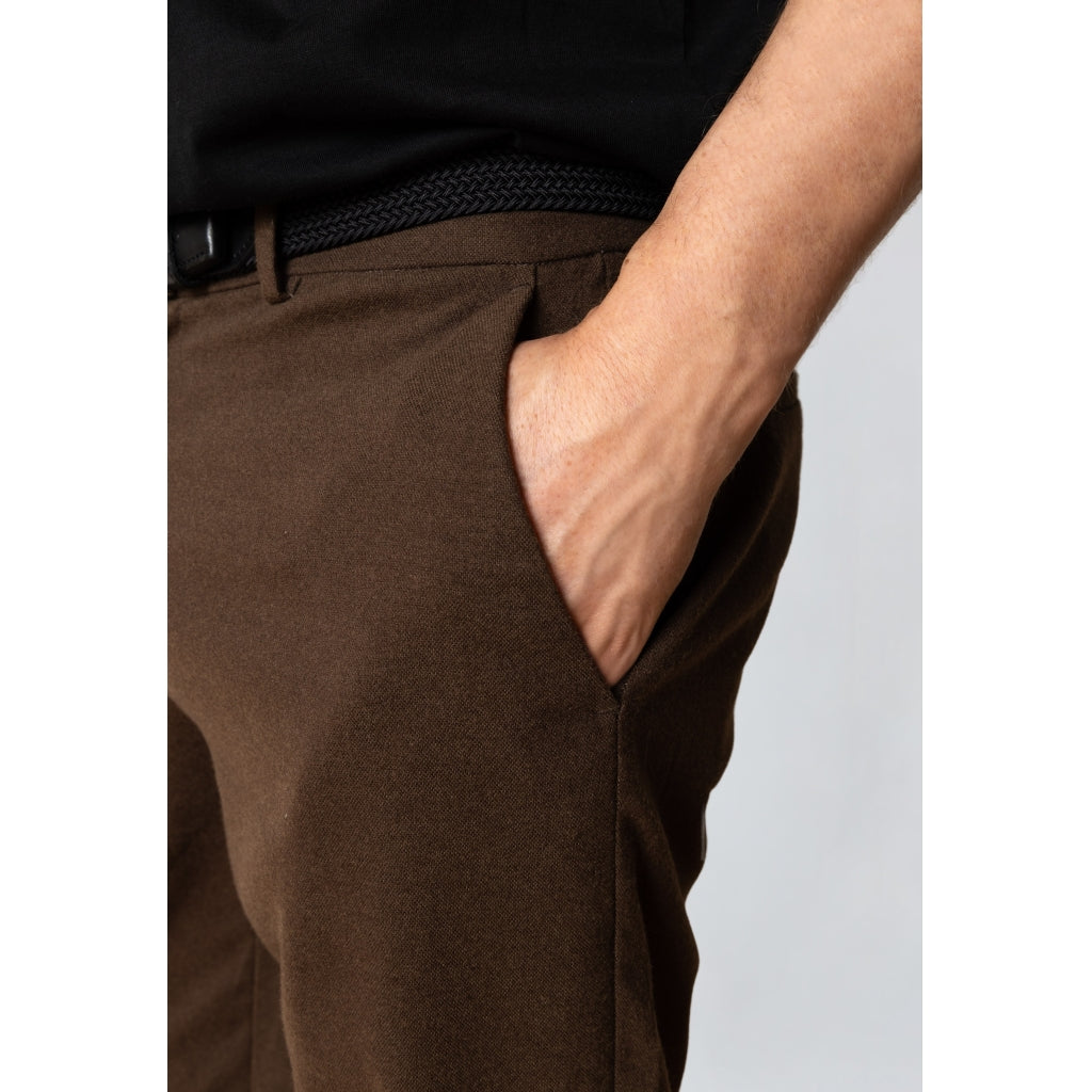 Barcelona Diego Pant Brown Melange