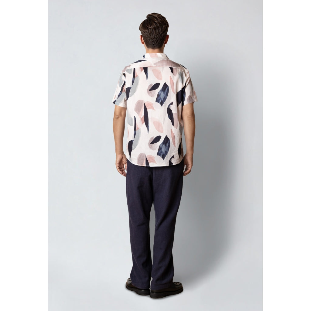 Bowling Ebbe Printed S/S Shirt Violet ice