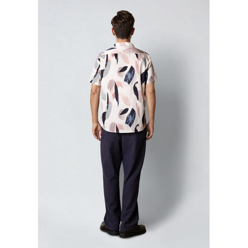 Bowling Ebbe Printed S/S Shirt Violet ice