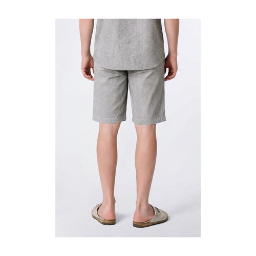 Barcelona Luca Striped Shorts Army/White