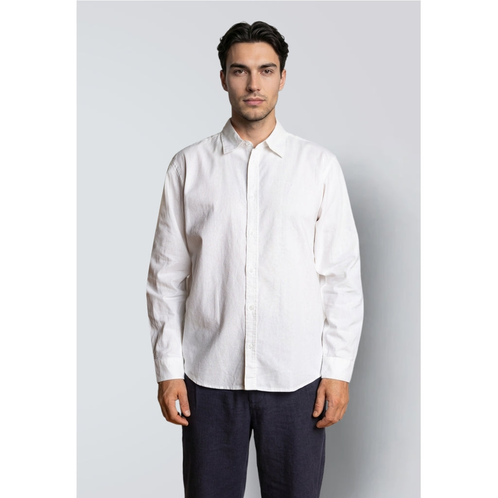 Luca Shirt Longesleeve White