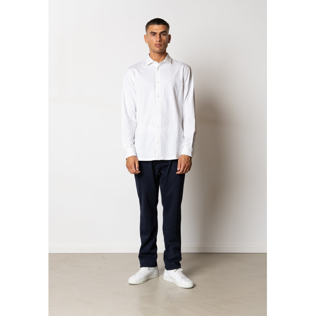 Clean Formal Stretch Shirt White