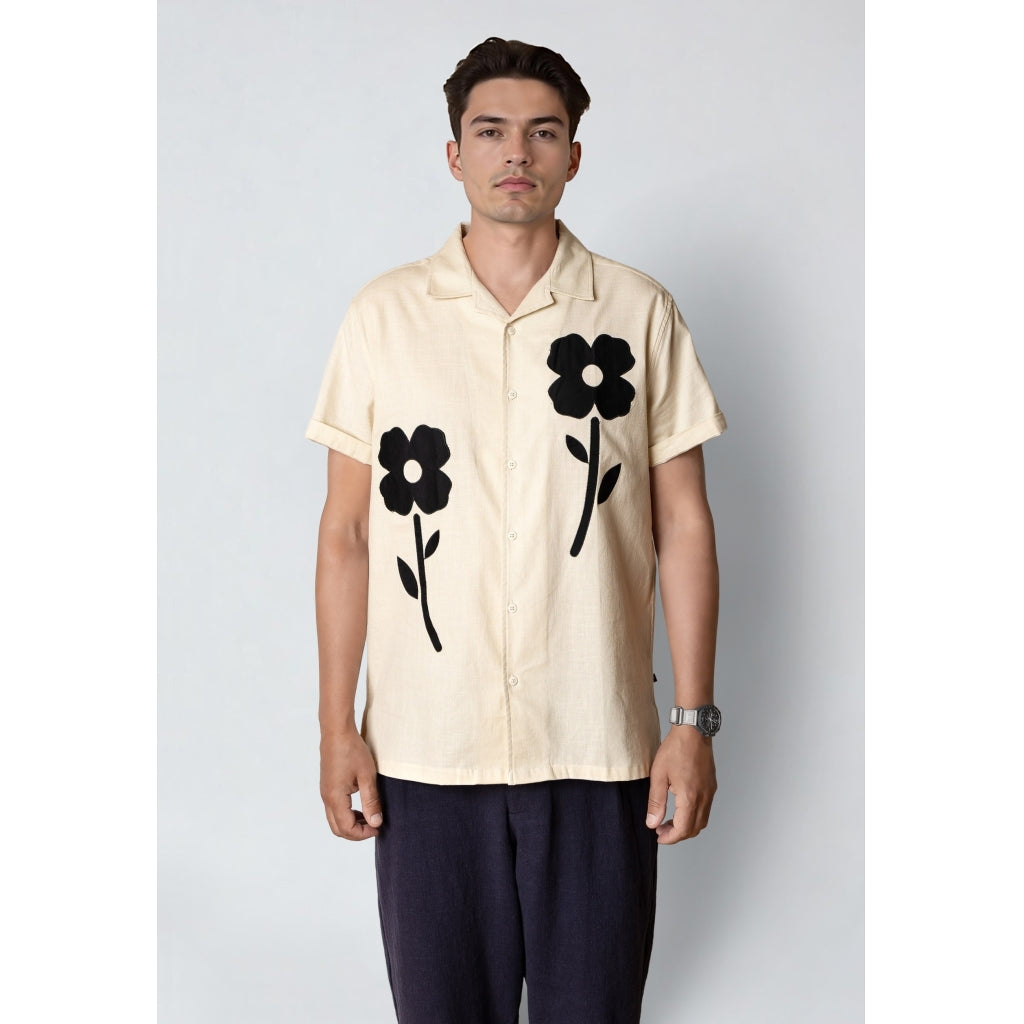 Bowling Feliz S/S Shirt Ecru