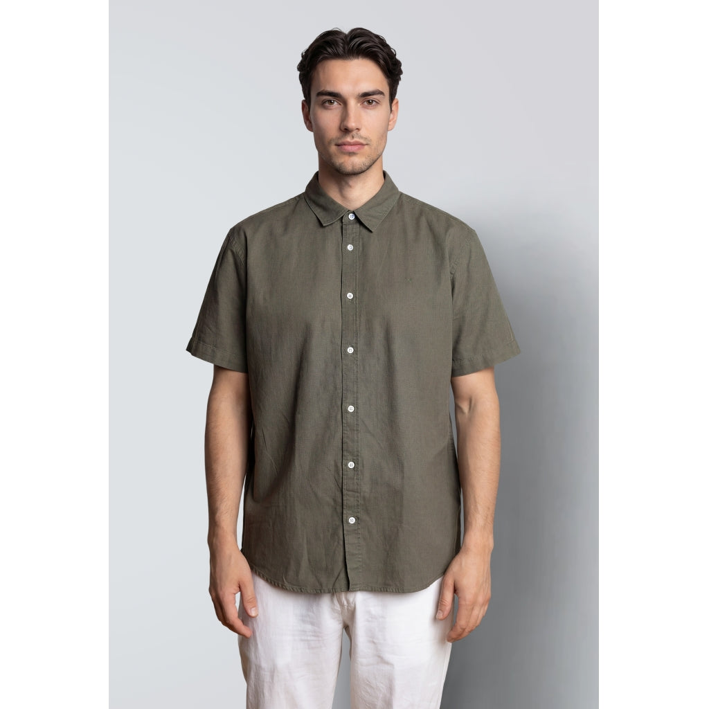 Luca Shirt Shortsleeve Army