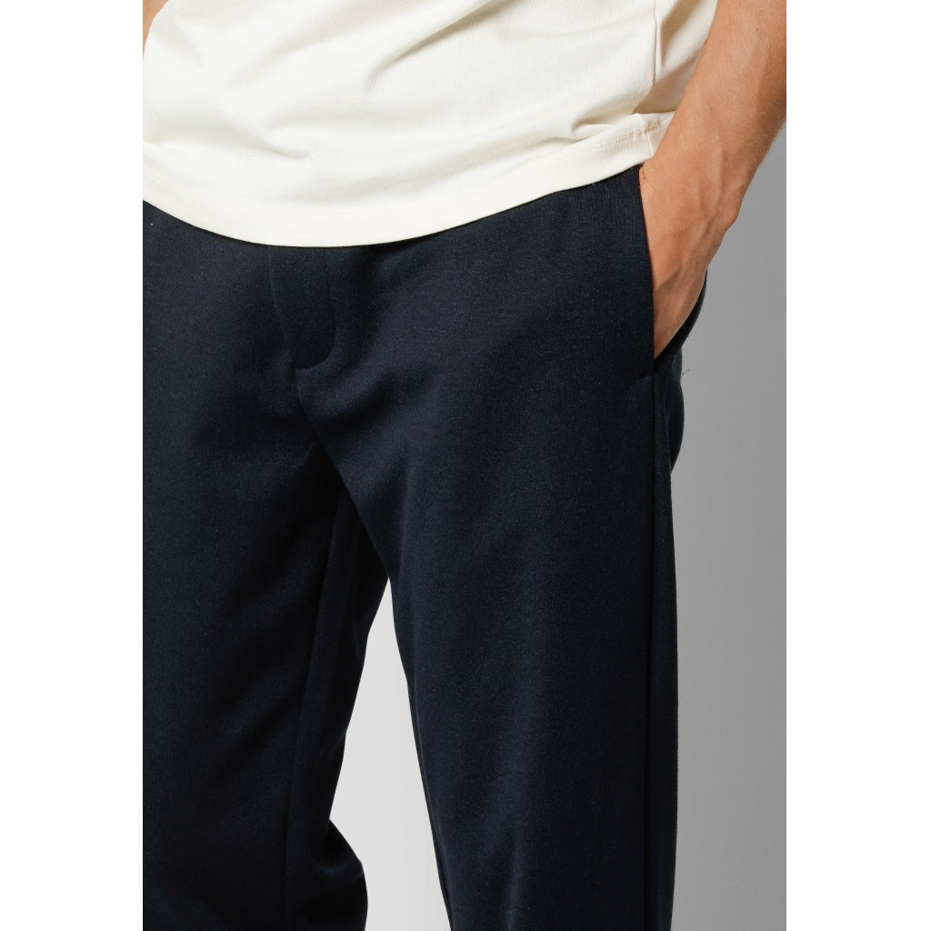 Milano Jersey Pants Navy