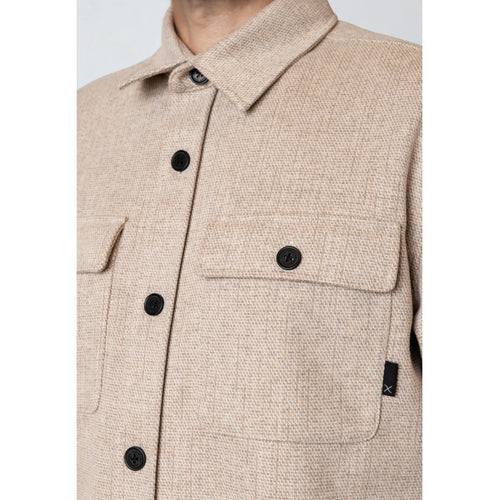 Barron Overshirt Beige Melange