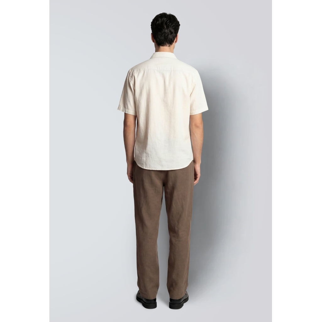 Luca Shirt Shortsleeve Light Beige