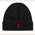Signature Pony Wool Beanie Black
