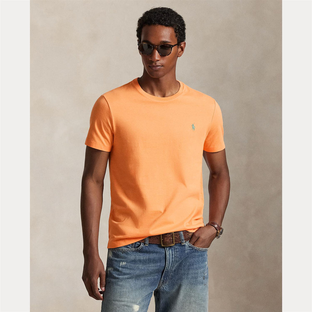 Custom Slim Fit Tee Pompano Orange
