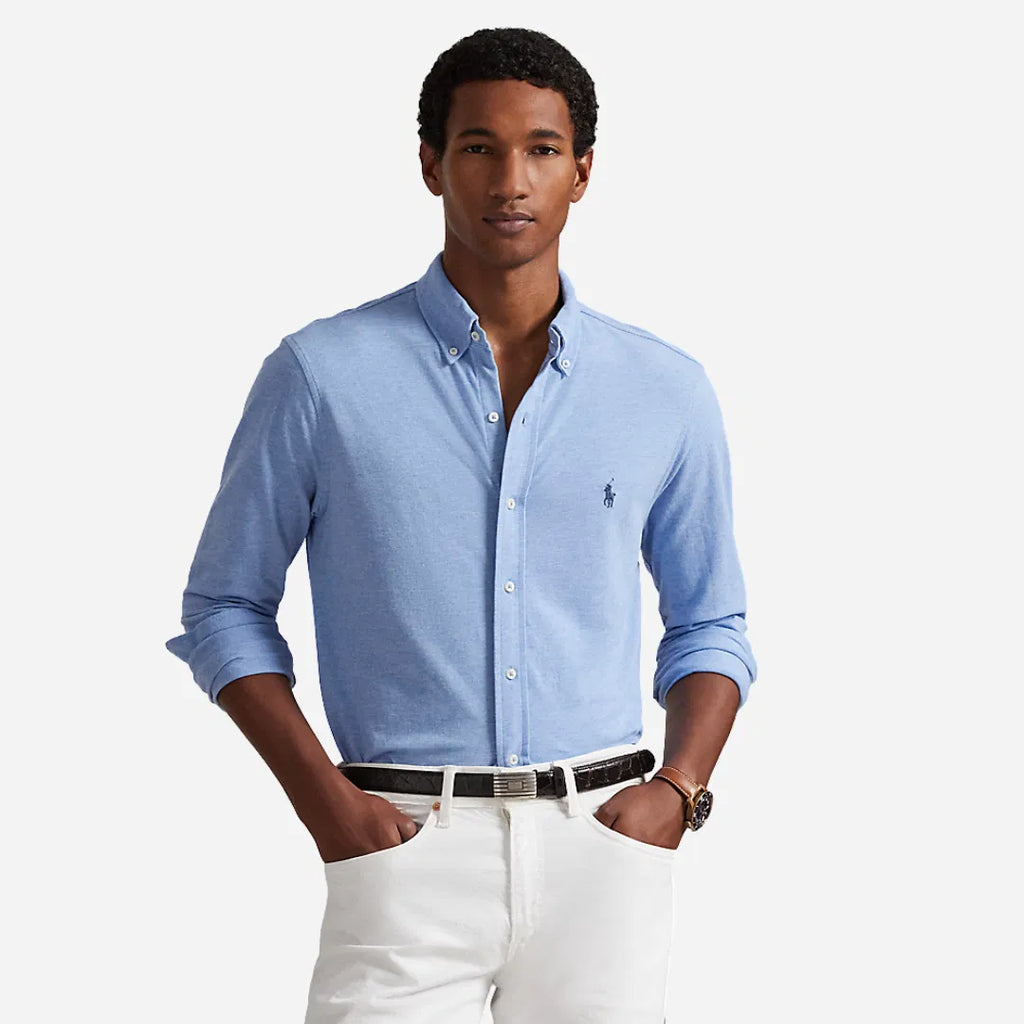 Polo Ralph Lauren Featherweight Mesh Shirt – Isle Heather