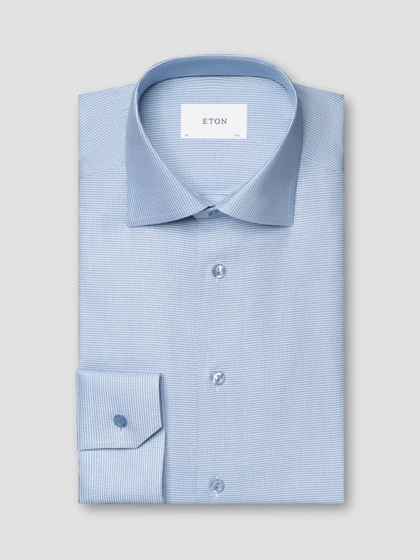 Semi Solid Dobby Shirt Contemporary Fit