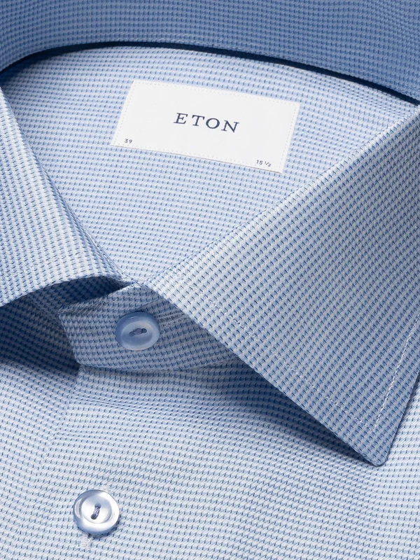 Semi Solid Dobby Shirt Contemporary Fit