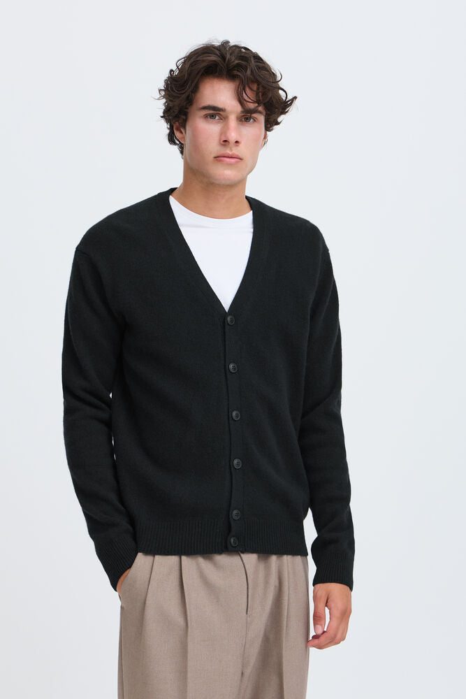 CFKarl Lambswool Cardigan Dark Navy