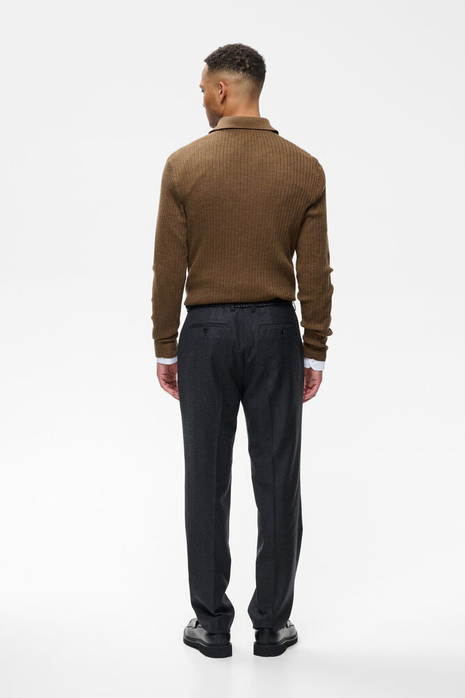 MAwesley Pant Dark Grey Melange