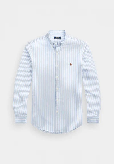 Polo Ralph Lauren Slim Fit Oxford Sport Shirt – Stripes Blue