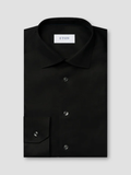 Solid Signature Twill Shirt Slim Fit Black