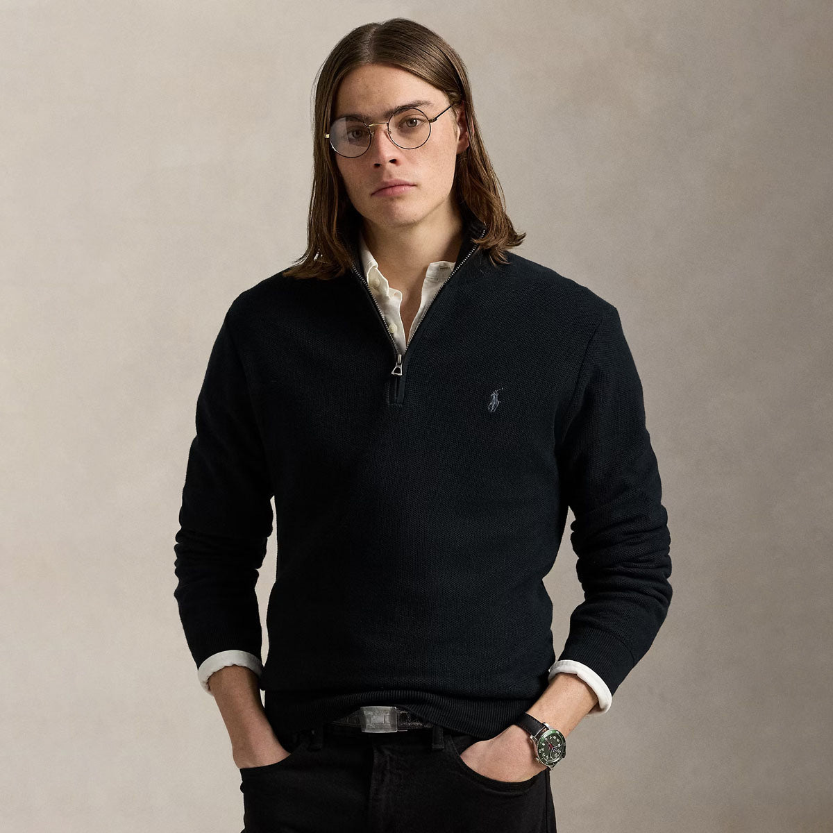 Polo Ralph Lauren Quarter Zip Black