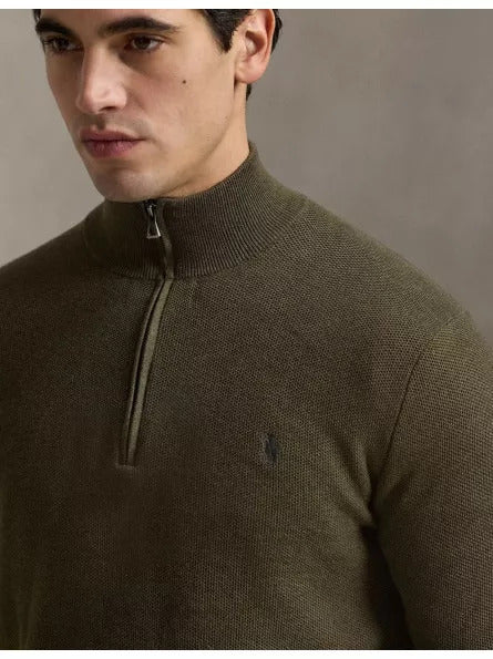 Polo Ralph Lauren Quarter Zip Olive Green