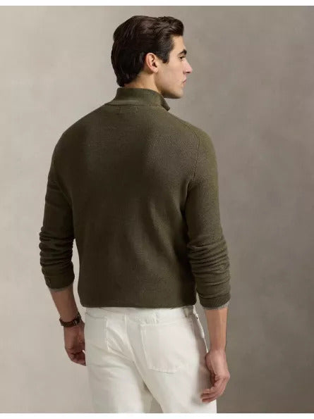 Polo Ralph Lauren Quarter Zip Olive Green