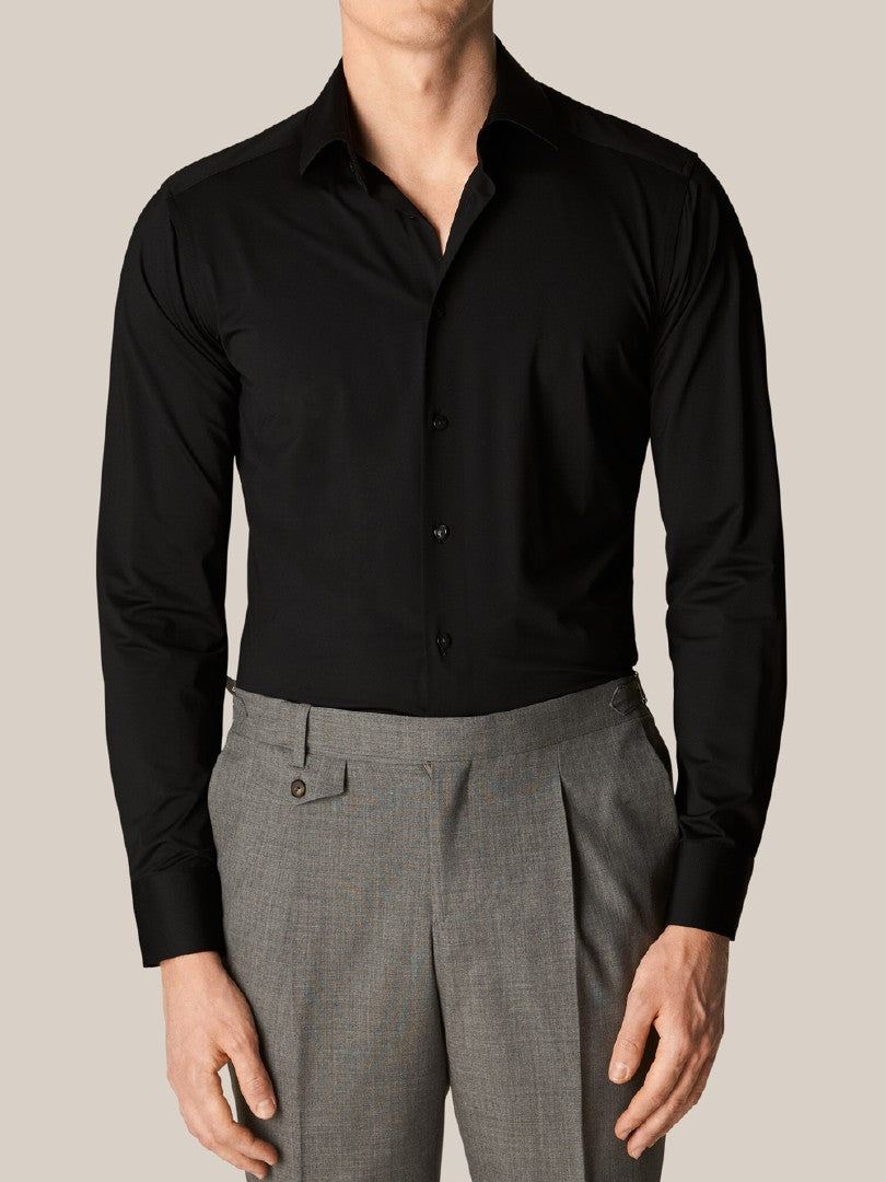 Four-Way Stretch Slim Fit , Sort