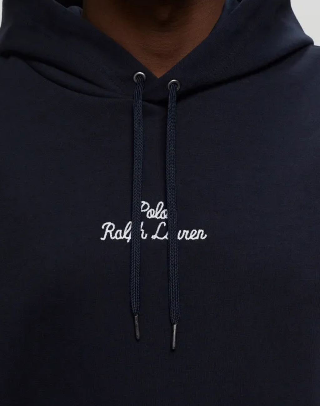 Polo Ralph Lauren Chain Stitch Logo Hoodie Navy