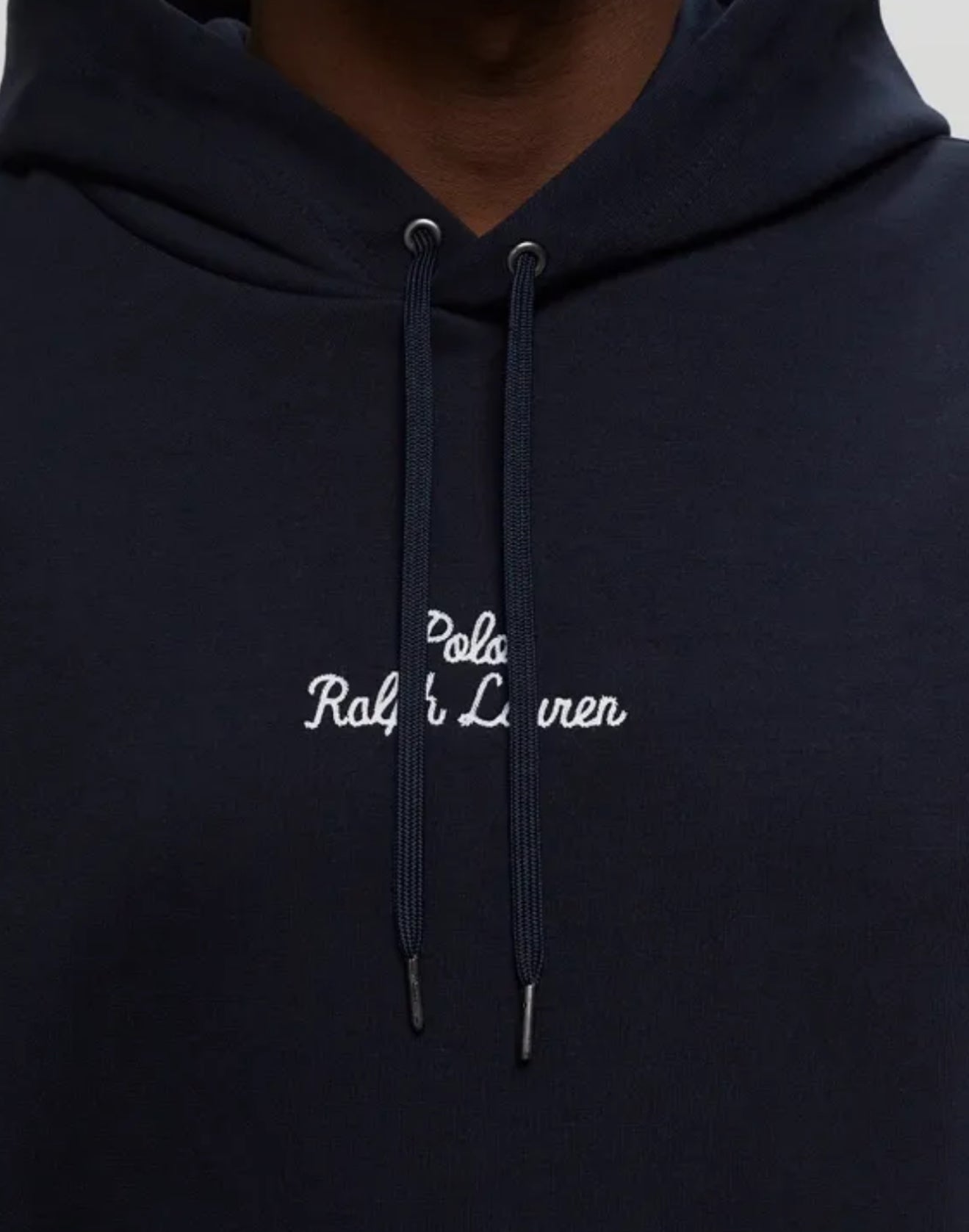 Polo Ralph Lauren Chain Stitch Logo Hoodie Navy