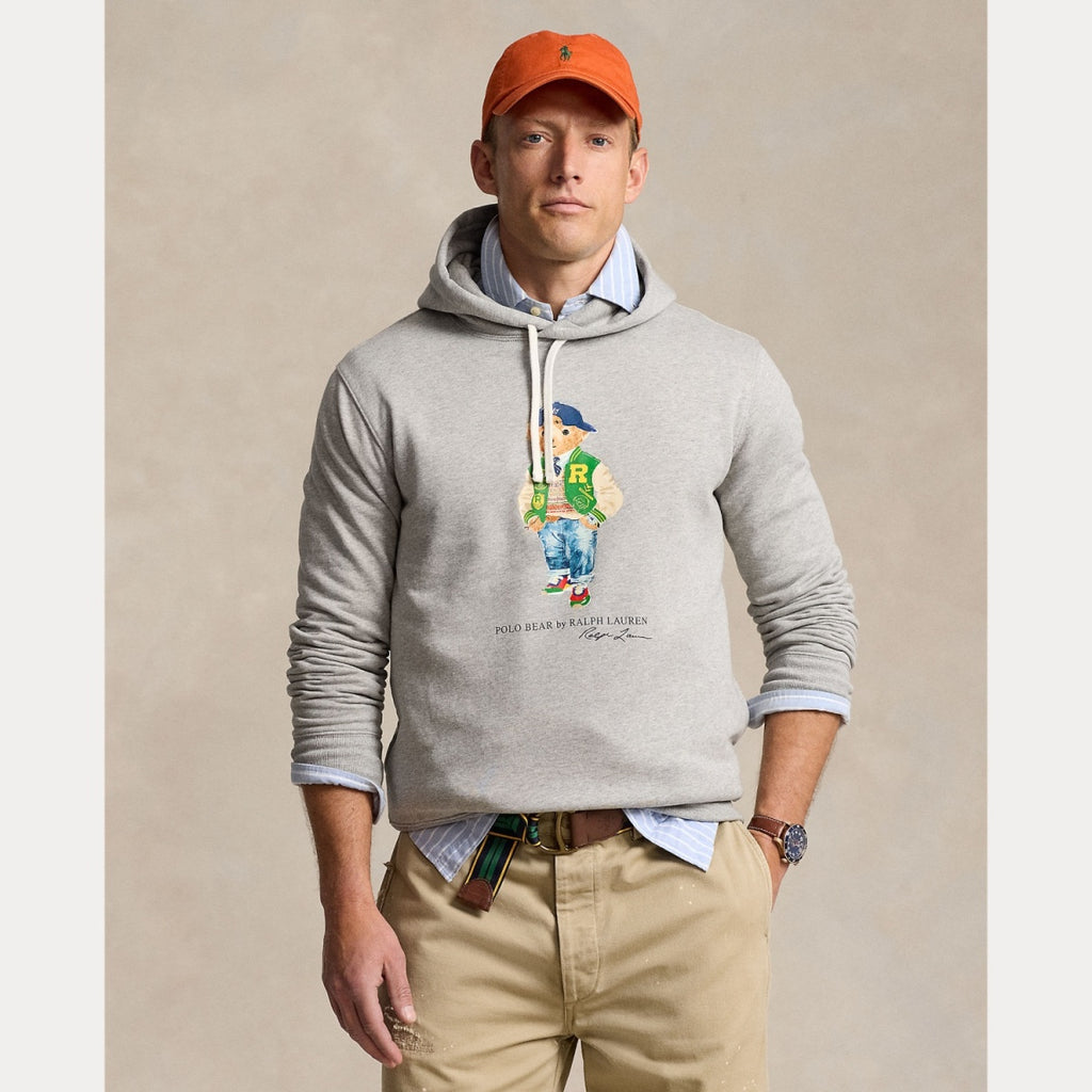 Ralph Lauren Polo Bear Hoodie - GRÅ