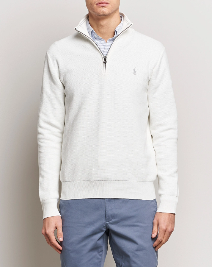 Polo Ralph Lauren Quarter Zip Deckwash White