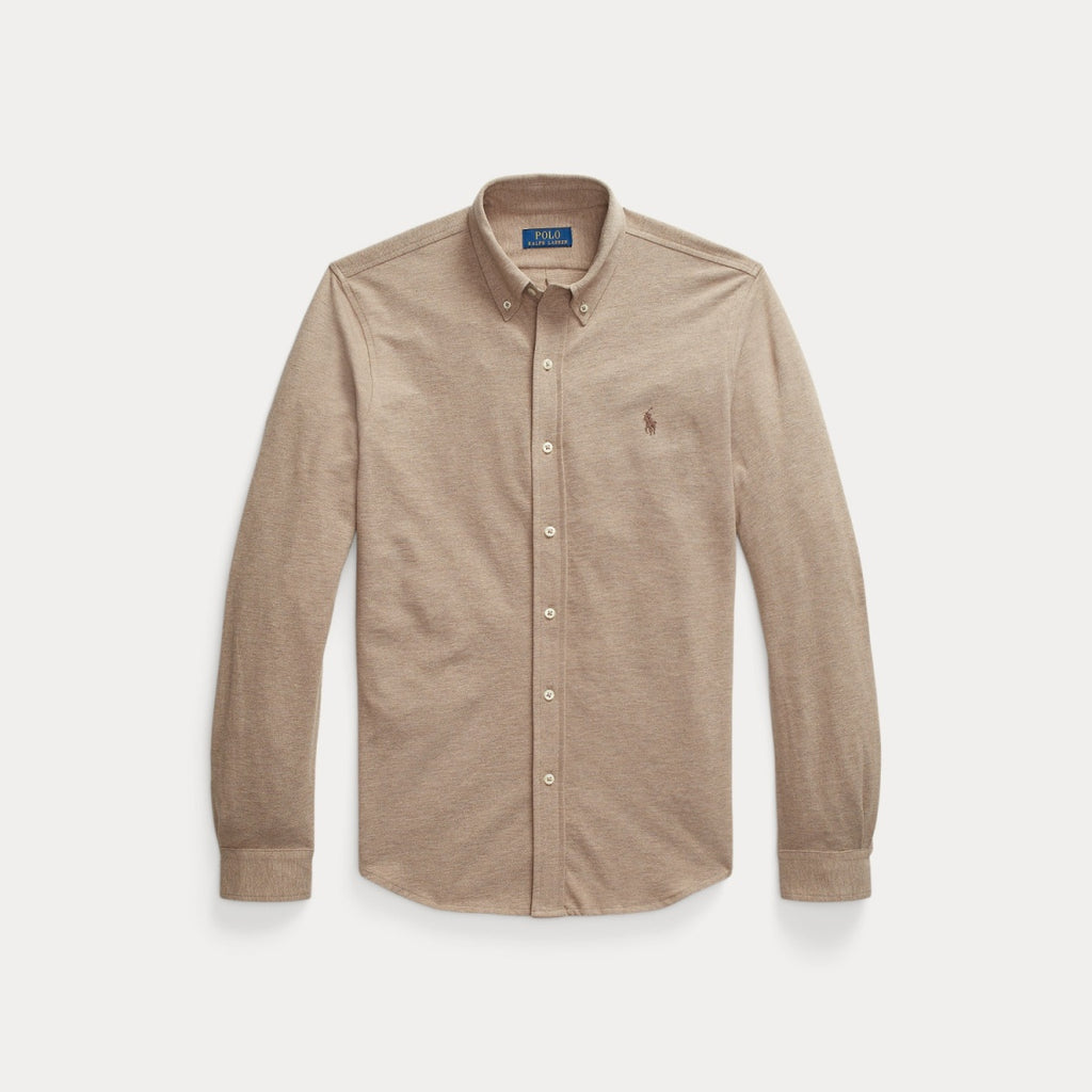 Polo Ralph Lauren Featherweight Mesh Shirt – Beige