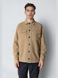 Ayden Overshirt Brindle Beige Melange