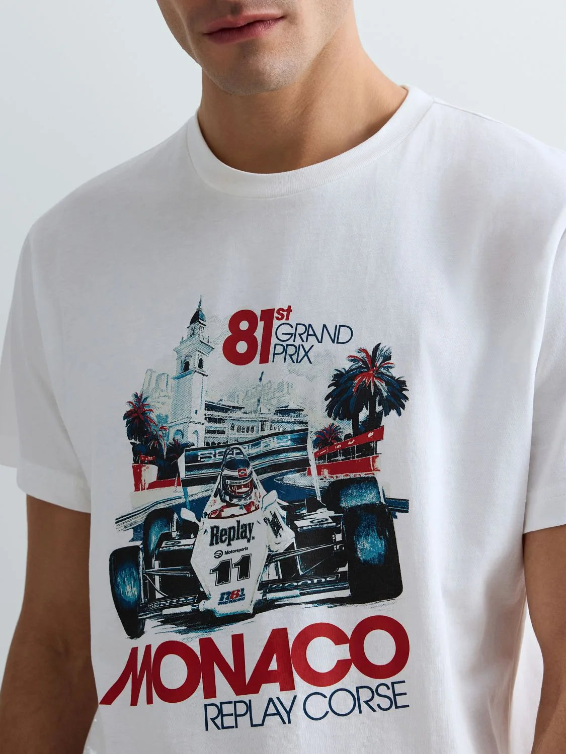 Regular Fit T-Shirt With Formula 1 Graphic