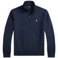 Double-Knit Quarter-Zip Genser Navy