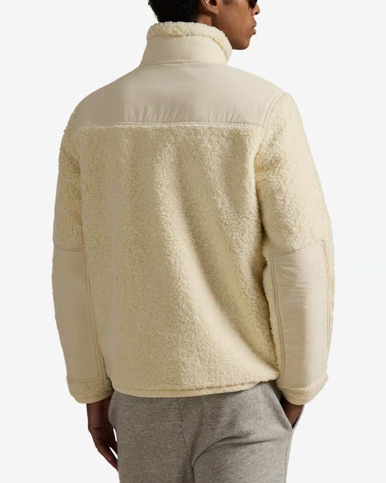 Polo Ralph Lauren Hybrid Mao Collar Jacket White