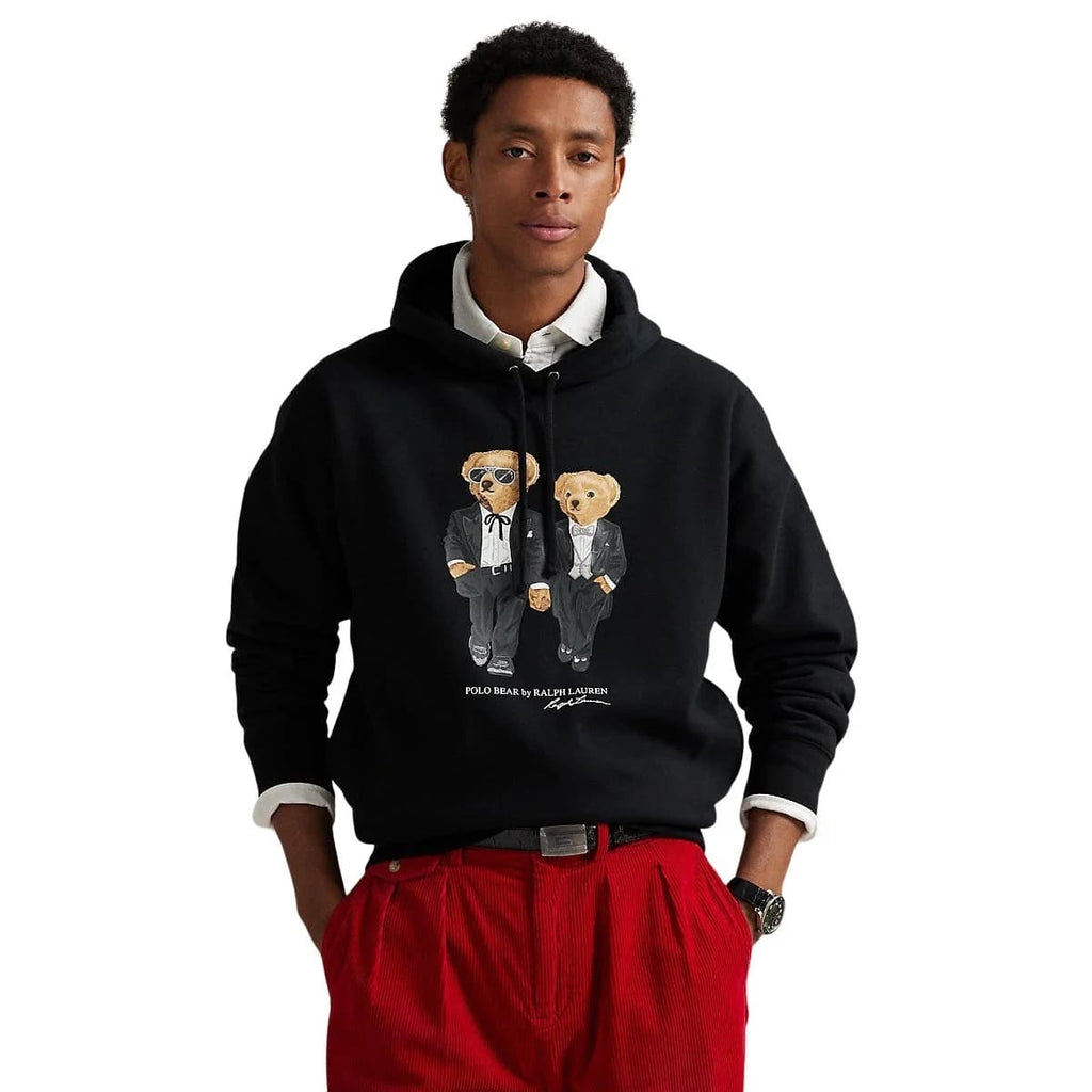 Polo Ralph Lauren The Ralph & Ricky Tuxedo Bear Hoodie –  Black