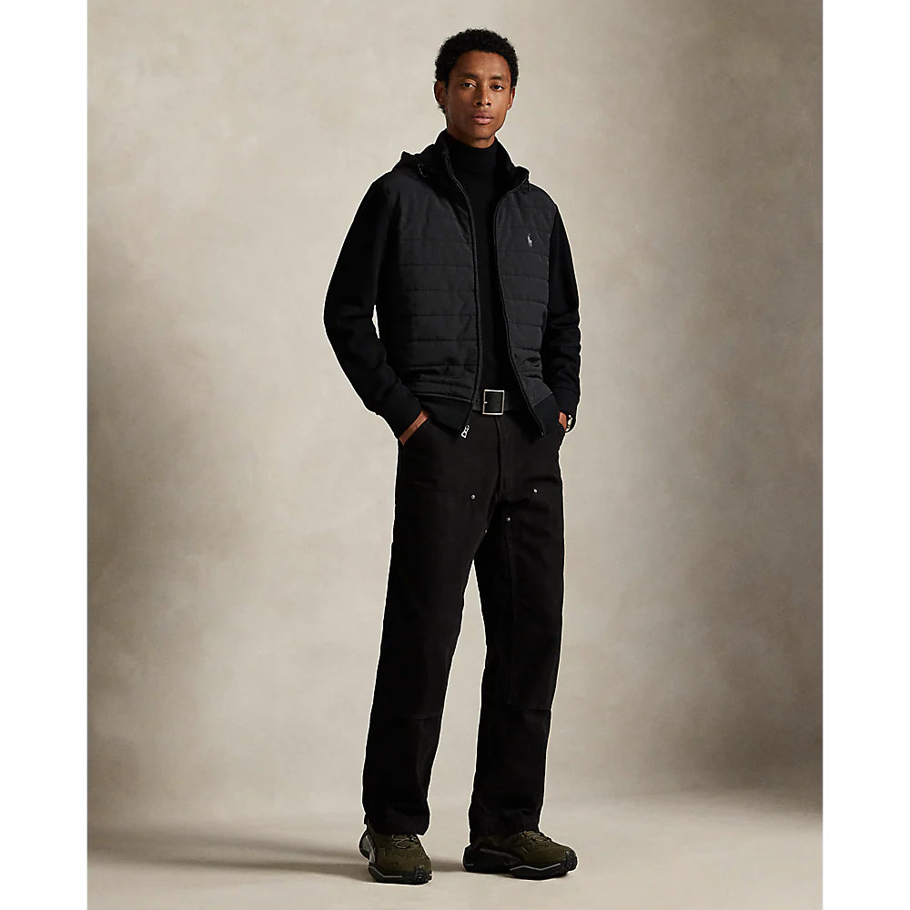 Hybrid Hooded Jacket Black