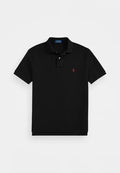 Polo Ralph Lauren Custom Slim Fit Mesh Polo – Black