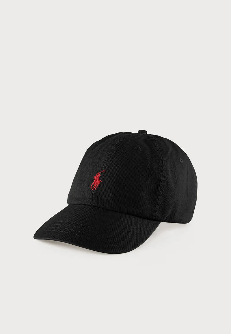 Cotton Chino Baseball Cap Black