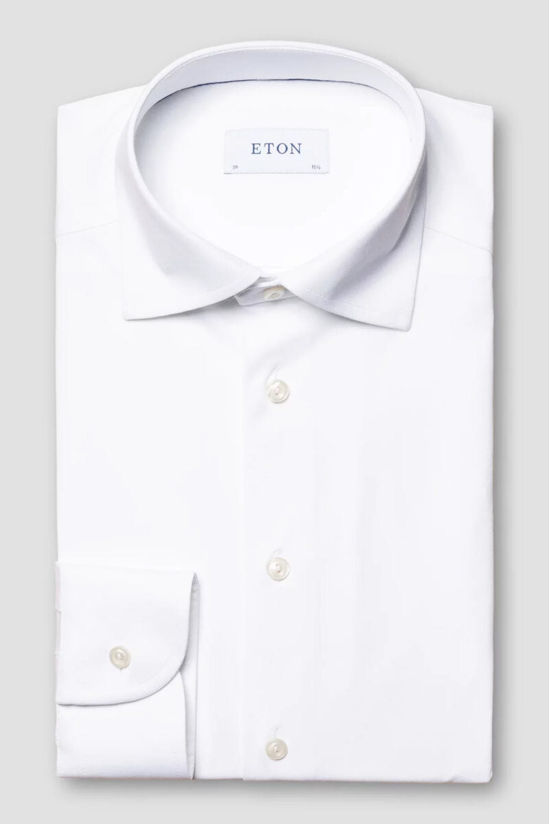 Four-Way Stretch Slim Fit , Hvit