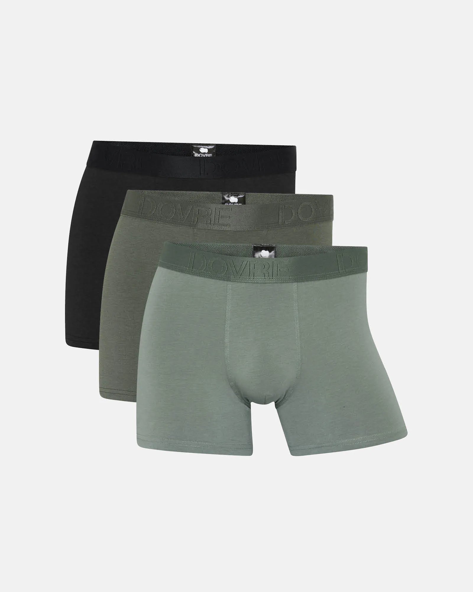 Boxer Bambus, 3-Pakning, Flerfarget