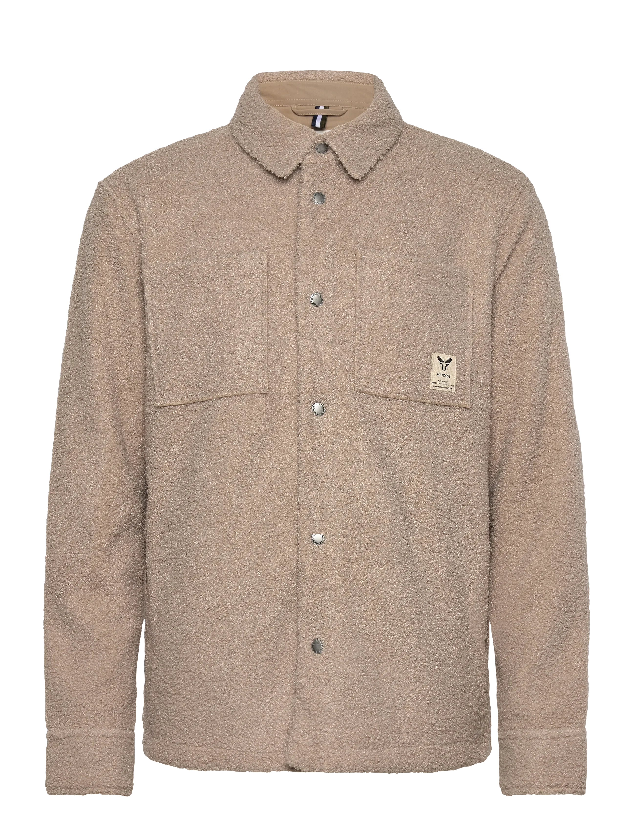 Ace Boucle Overshirt Vetiver