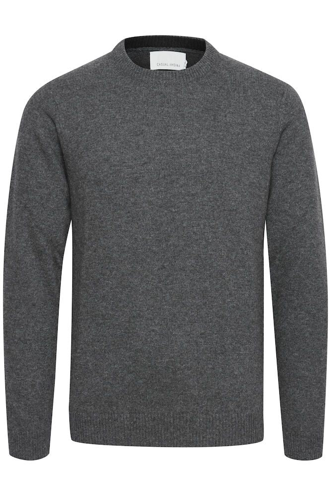 CFKarl Lambswool Crew Neck Pewter Grey