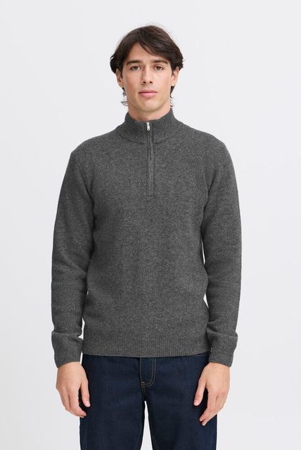 CFKarl Halfzip Lambswool Pewter Grey