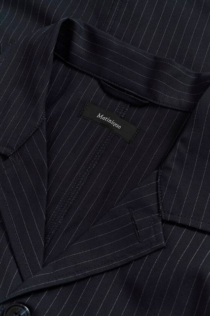 MAlanden V Navy Pinstripe