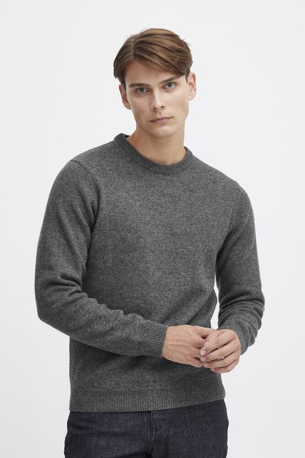 CFKarl Lambswool Crew Neck Pewter Grey