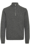 CFKarl Halfzip Lambswool Pewter Grey